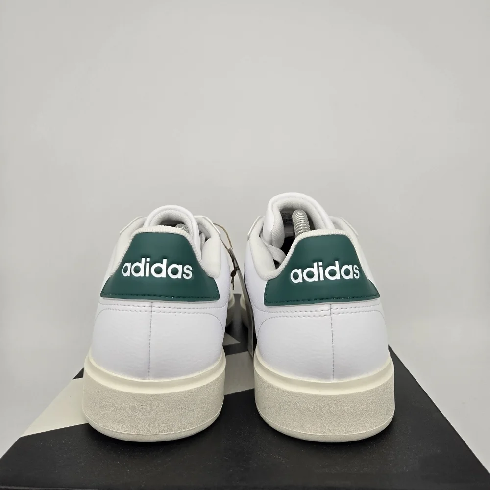 Adidas Men's Grand Court 2.0 'Cloud White Collegiate Green' Shoes JR2224 Size 11